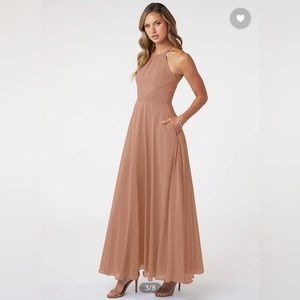 Azazie Melinda Dress - Champagne Rose